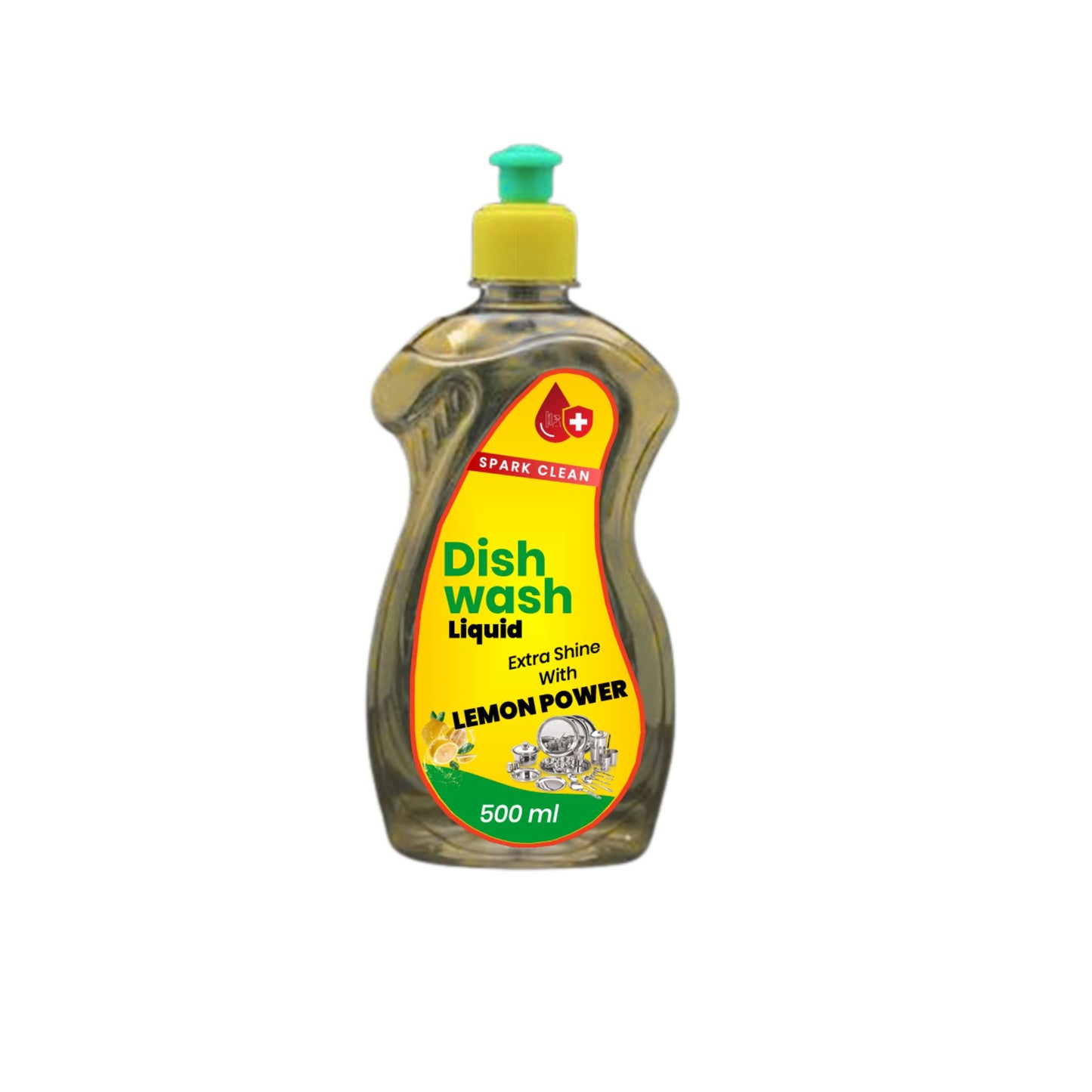 Spark Clean Lemon Dish Wash – Tough on Grease, Gentle on Hands 250ml