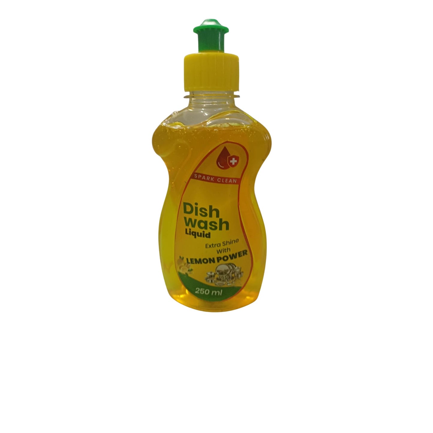 Spark Clean Lemon Dish Wash – Tough on Grease, Gentle on Hands 250ml